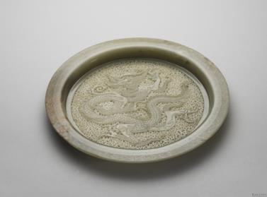 图片[2]-Jade Plate with dragon pattern, Song to Liao dynasties-China Archive